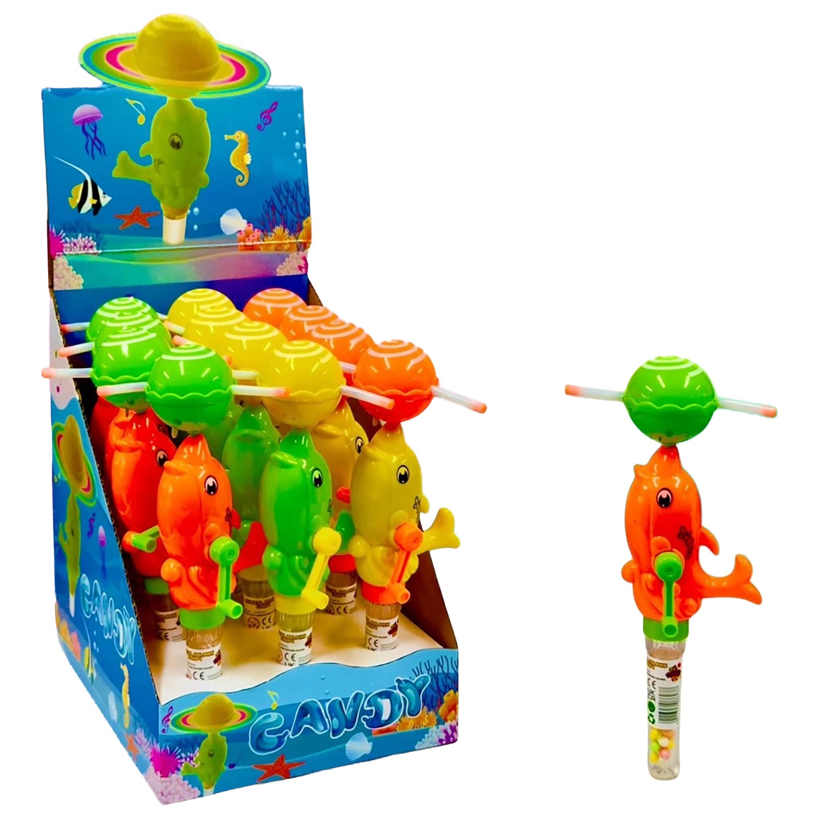 Musical Dolphin Candy 12pk