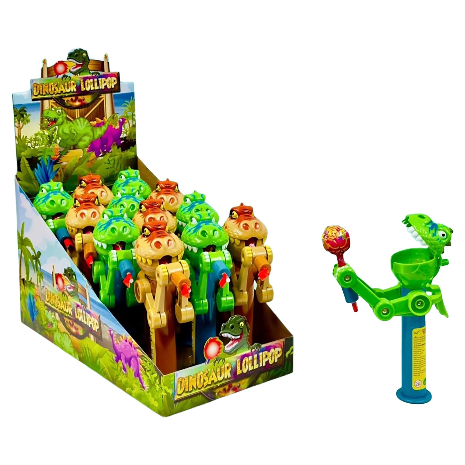 Dino Lollipop 12pk