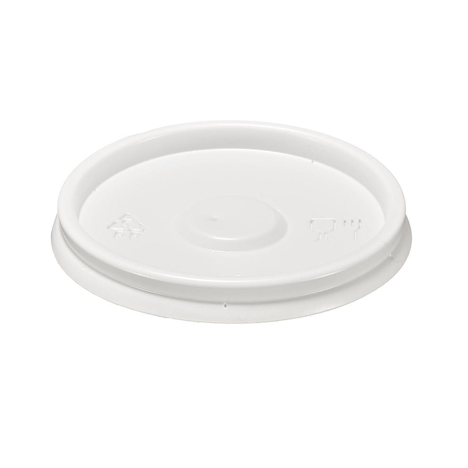 4oz White PP Lid (50pk)