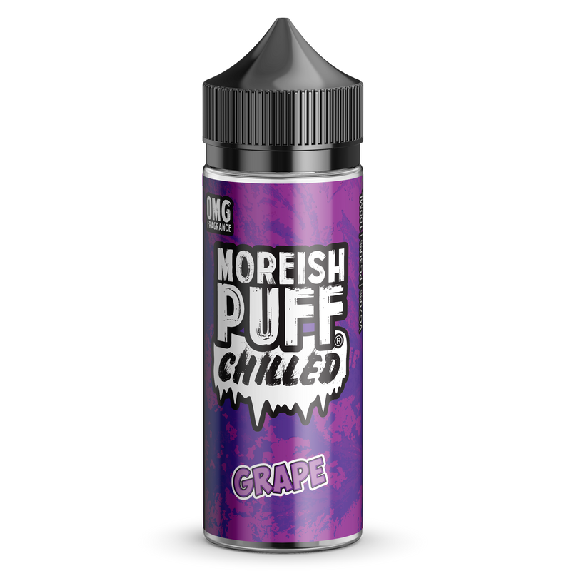 Moreish Puff Chilled: Grape Chilled 0mg 100ml Shortfill E-Liquid