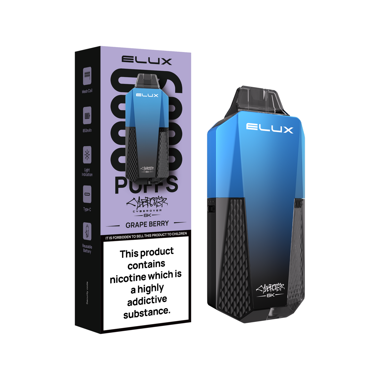 Elux Cyberover 6K Prefilled Pod Kit