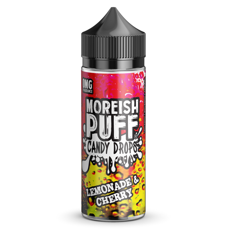 Moreish Puff Candy Drops: Lemonade & Cherry Candy Drops 0mg 100ml Shortfill E-Liquid