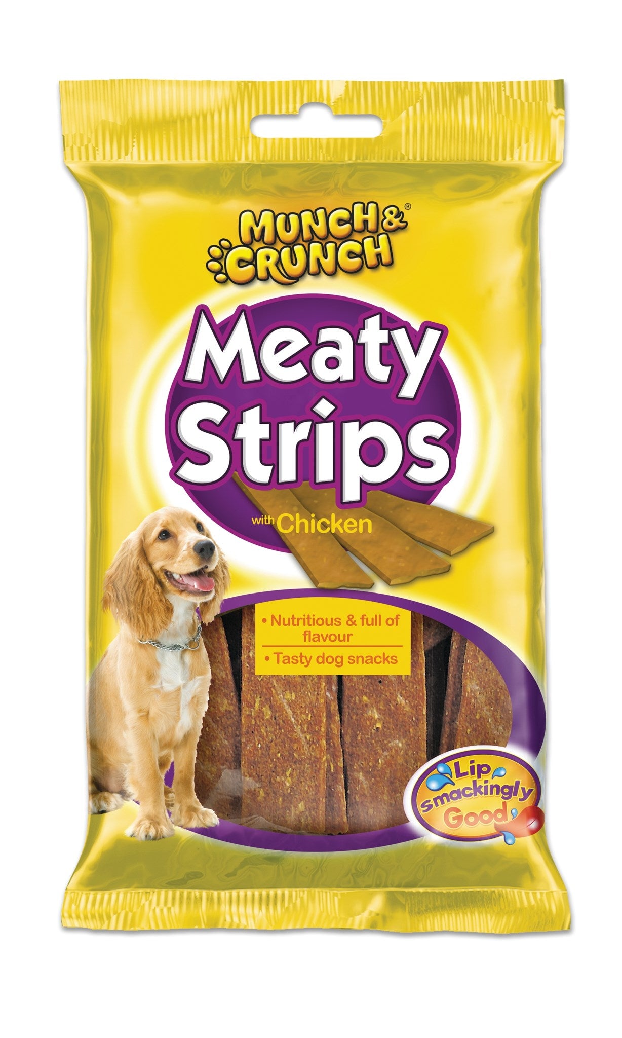 Munch & Crunch Meaty Strips with Chicken - 18 Strips