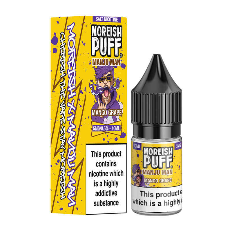 Moreish Puff Manju Man 10ml Nic Salt 5mg