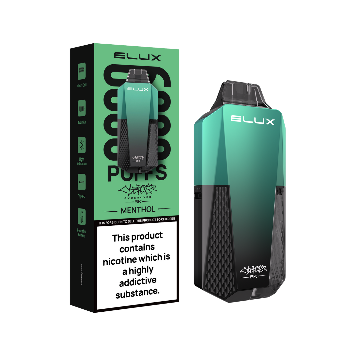 Elux Cyberover 6K Prefilled Pod Kit