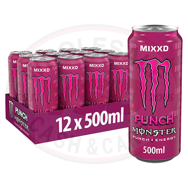 Monster Energy Drink 12x500ml (Mixed Punch)