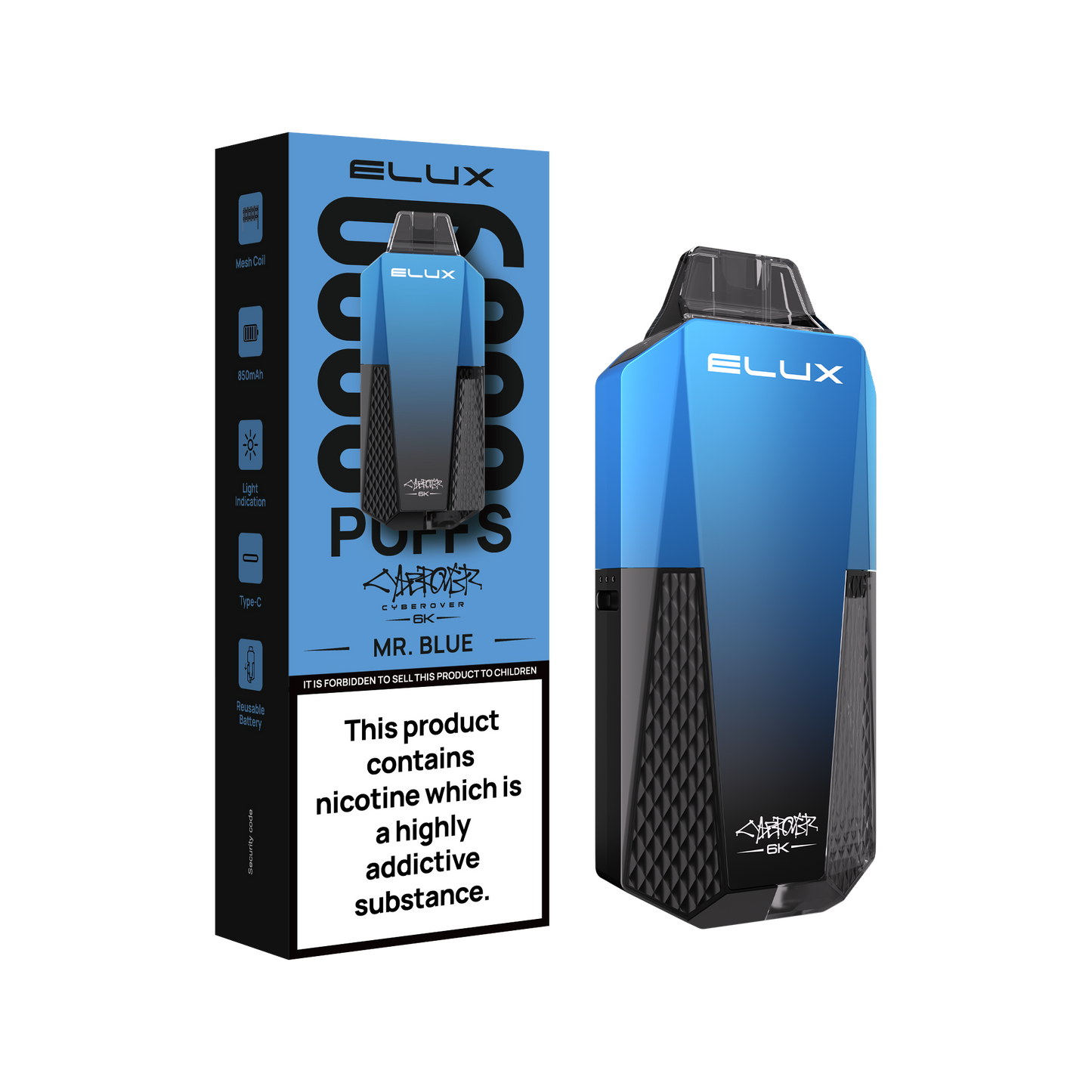 Elux Cyberover 6K Prefilled Pod Kit