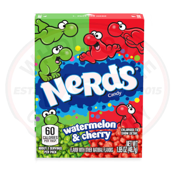 Wonka Nerds Watermelon/Cherry 1.65oz - 36CT