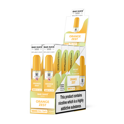 Orange Zest / Pack of 10 / 15mg