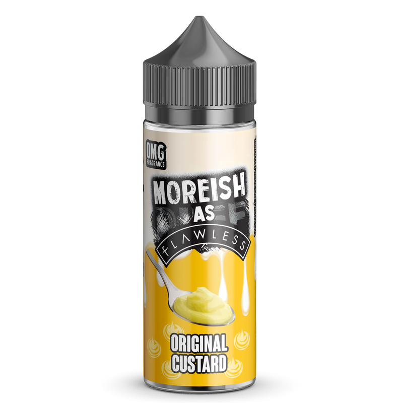 Moreish As Flawless Original Custard 0mg 100ml Shortfill E-Liquid