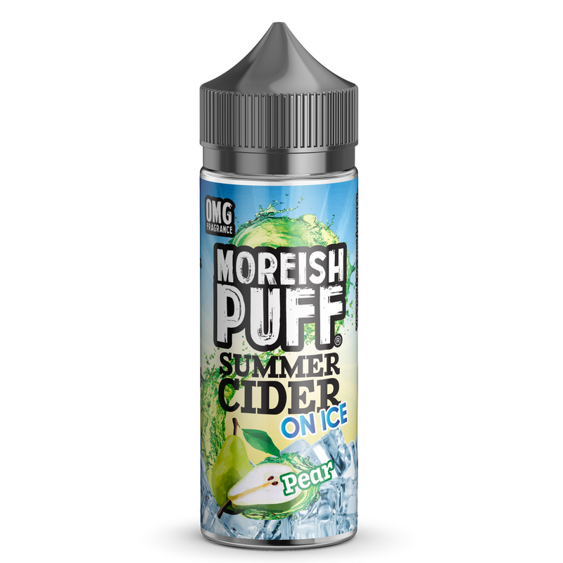 Moreish Puff Summer Cider On Ice: Pear 0mg 100ml Shortfill E-Liquid