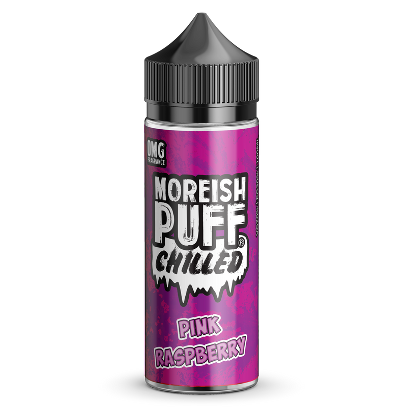 Moreish Puff Chilled: Pink Raspberry Chilled 0mg 100ml Shortfill E-Liquid