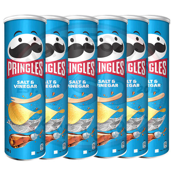 Pringles Salt & Vinegar (6x165g)