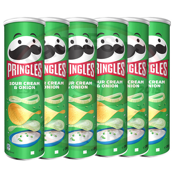 Pringles Sour Cream & Onion (6x165g)