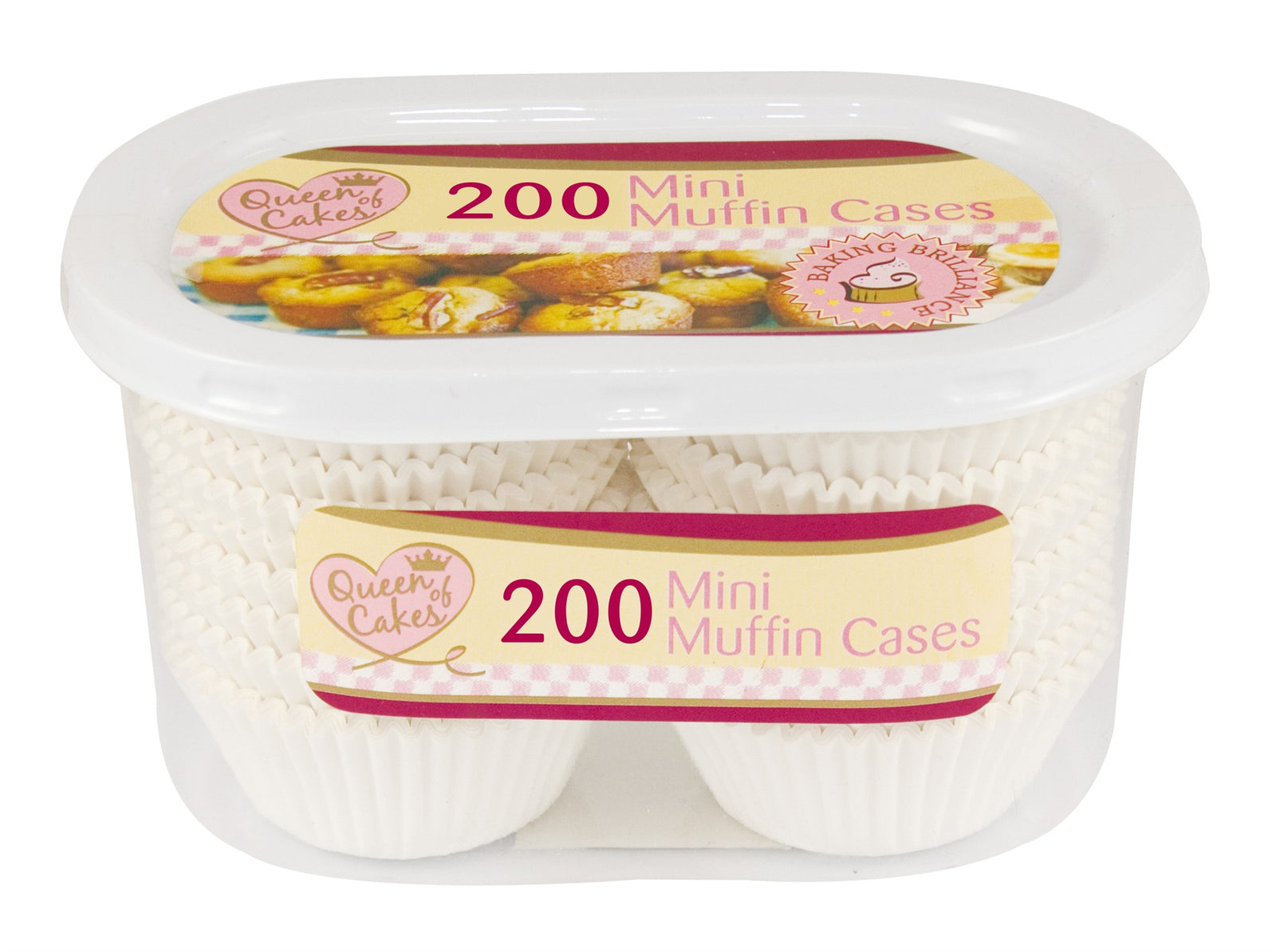 Queen of Cakes Mini Muffin Cases 200pk