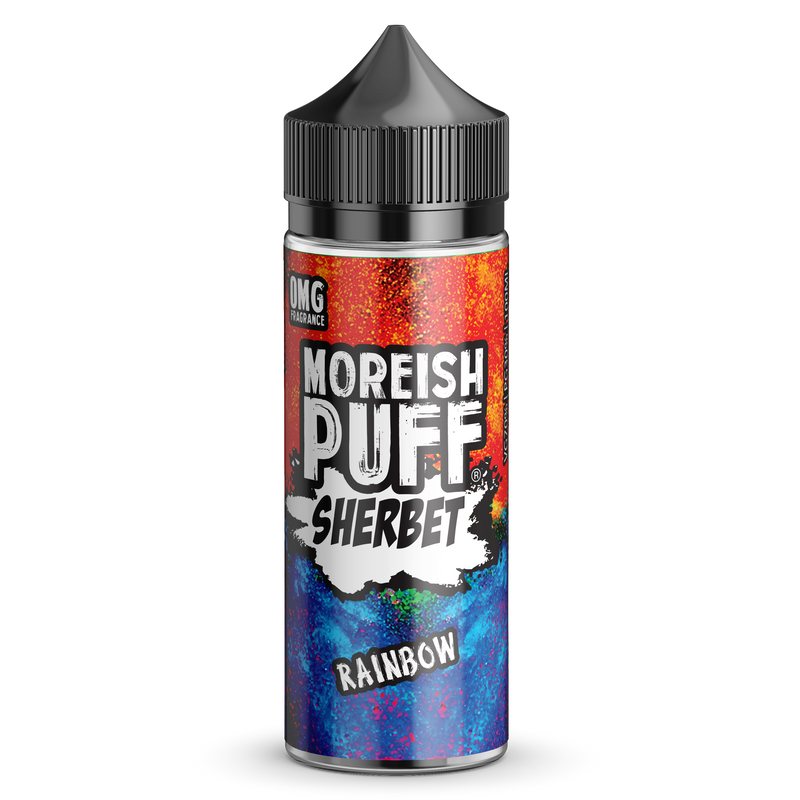 Moreish Puff Sherbet: Rainbow Sherbet 0mg 100ml Shortfill E-Liquid