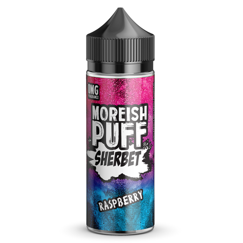 Moreish Puff Sherbet: Raspberry Sherbet 0mg 100ml Shortfill E-Liquid