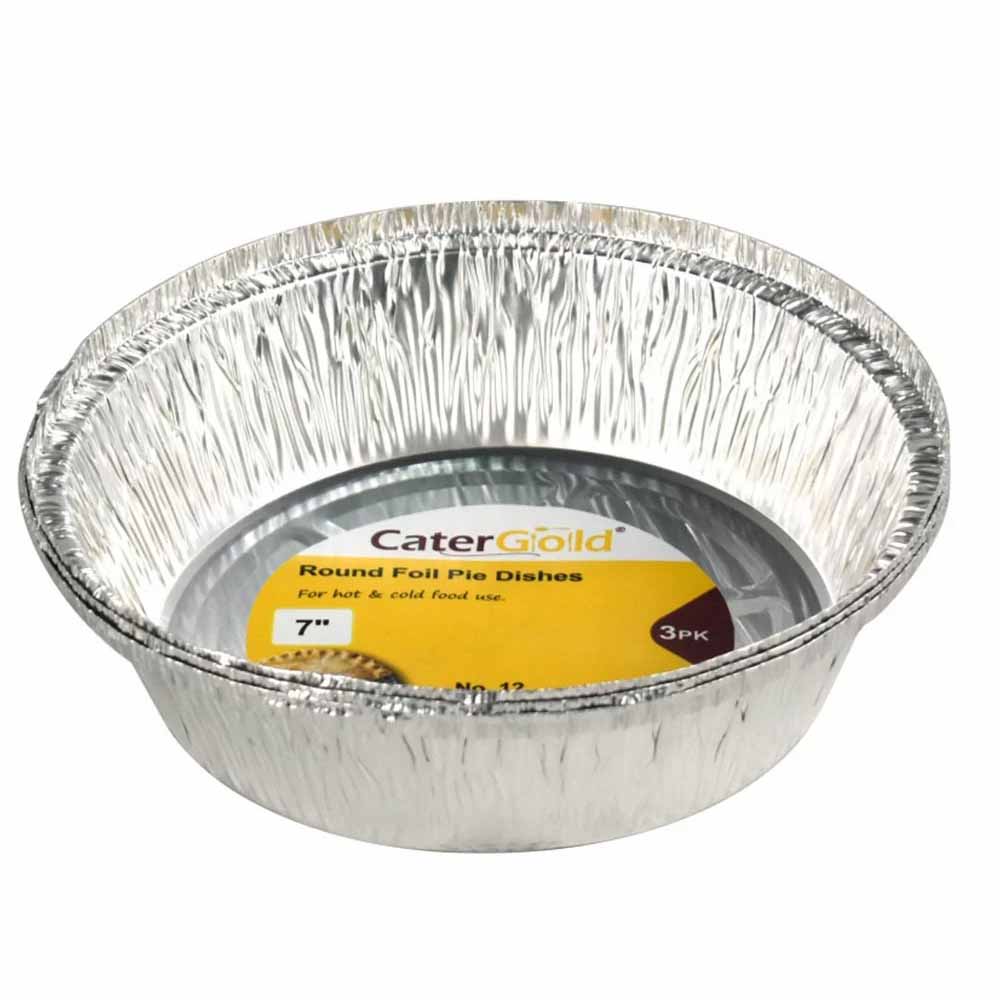 Round Foil Pie Dishes 3PK