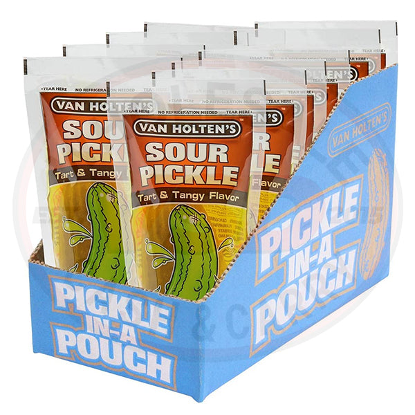 Van Holten's - Pickle-In-A-Pouch Large Pickles - 12 Pack Sour