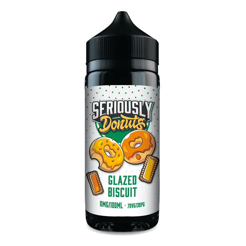 Seriously Donuts Glazed Biscuit 0mg 100ml Short Fill