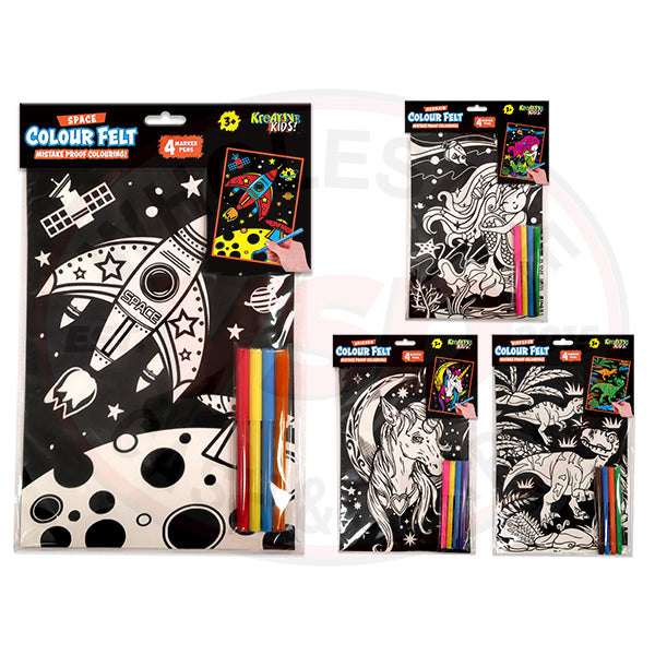 Velvet Art Hanging - 4 Assorted [12 Pack]