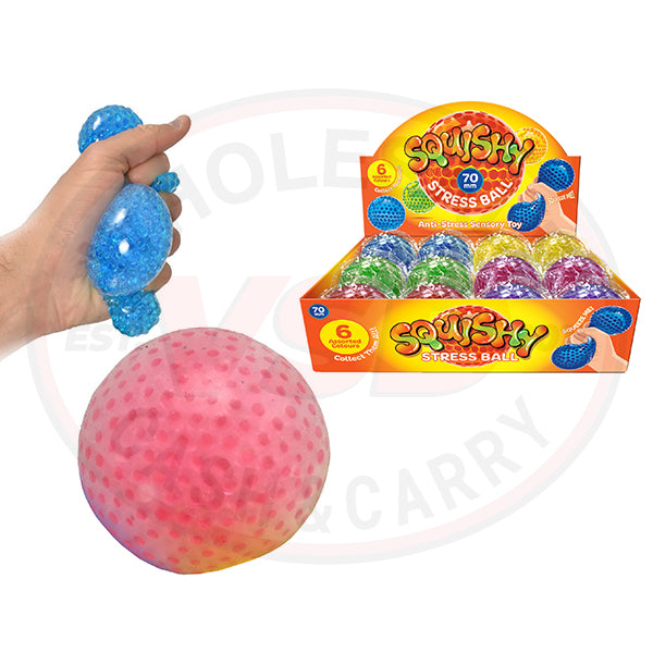 7CM Squishy Ball In Display Box [12 Pack]