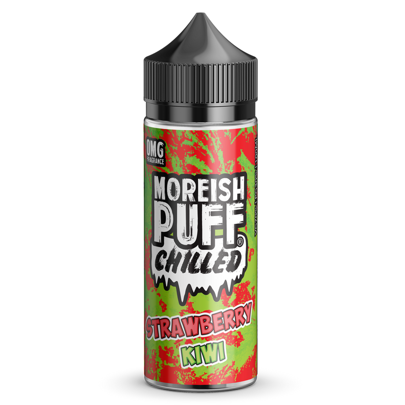 Moreish Puff Chilled: Strawberry and Kiwi Chilled 0mg 100ml Shortfill E-Liquid