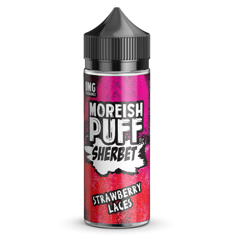 Moreish Puff Sherbet: Strawberry Laces Sherbet 0mg 100ml Shortfill E-Liquid