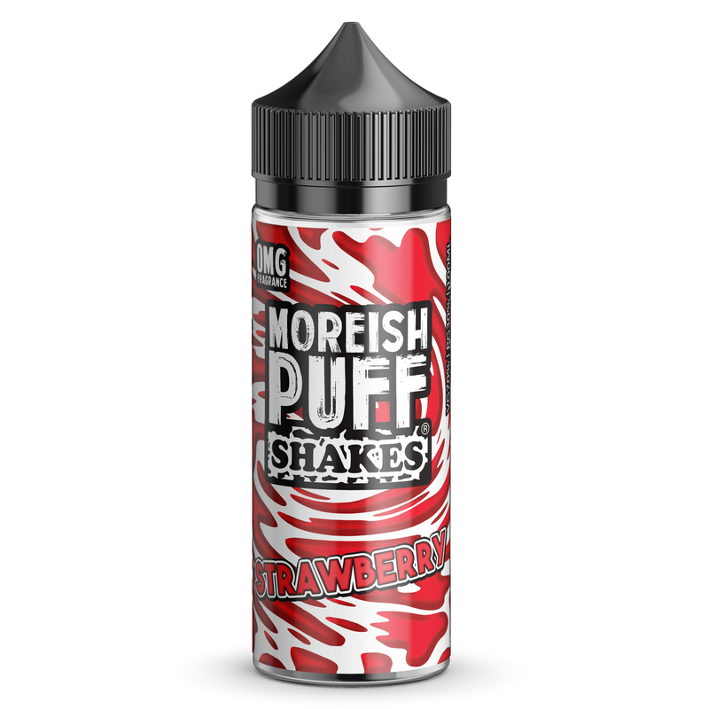 Moreish Puff Shakes: Strawberry Shakes 0mg 100ml Shortfill E-Liquid