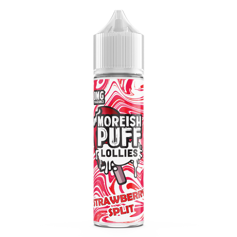 Moreish Puff Lollies Strawberry Split 0mg 50ml Shortfill E-Liquid