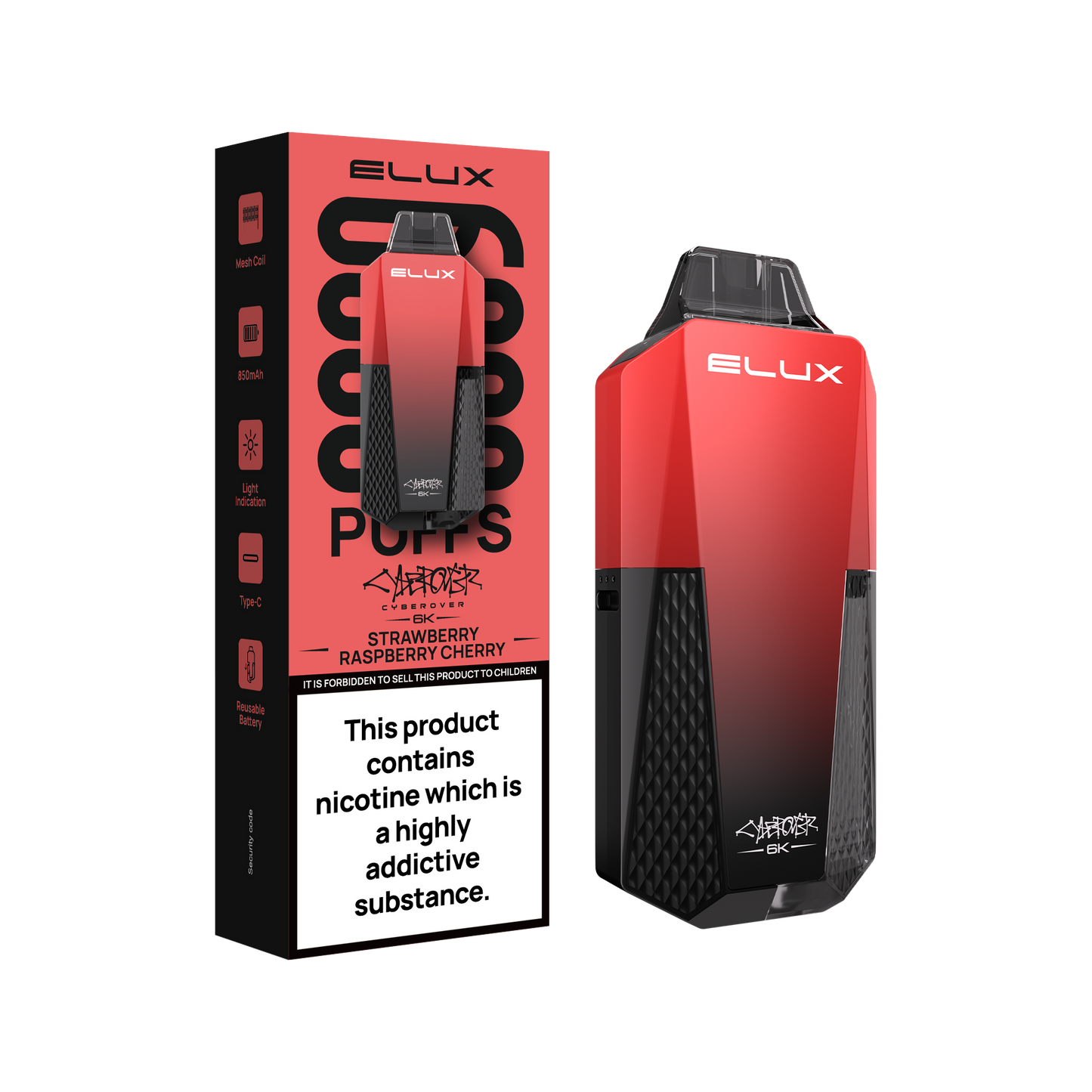 Elux Cyberover 6K Prefilled Pod Kit