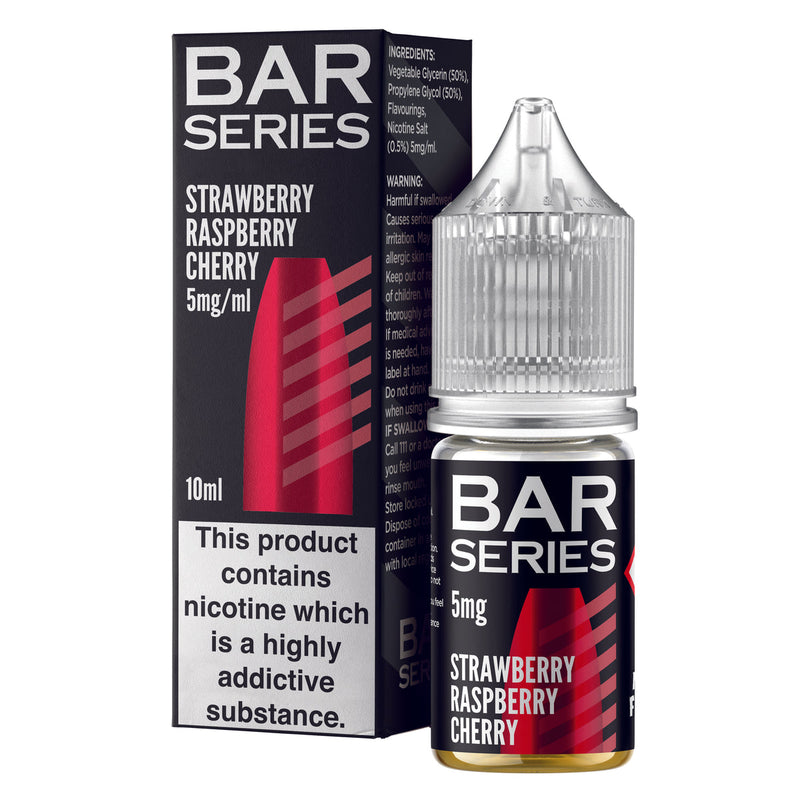 Strawberry Raspberry Cherry Nic Salt by Bar Series - Nic Salts UK