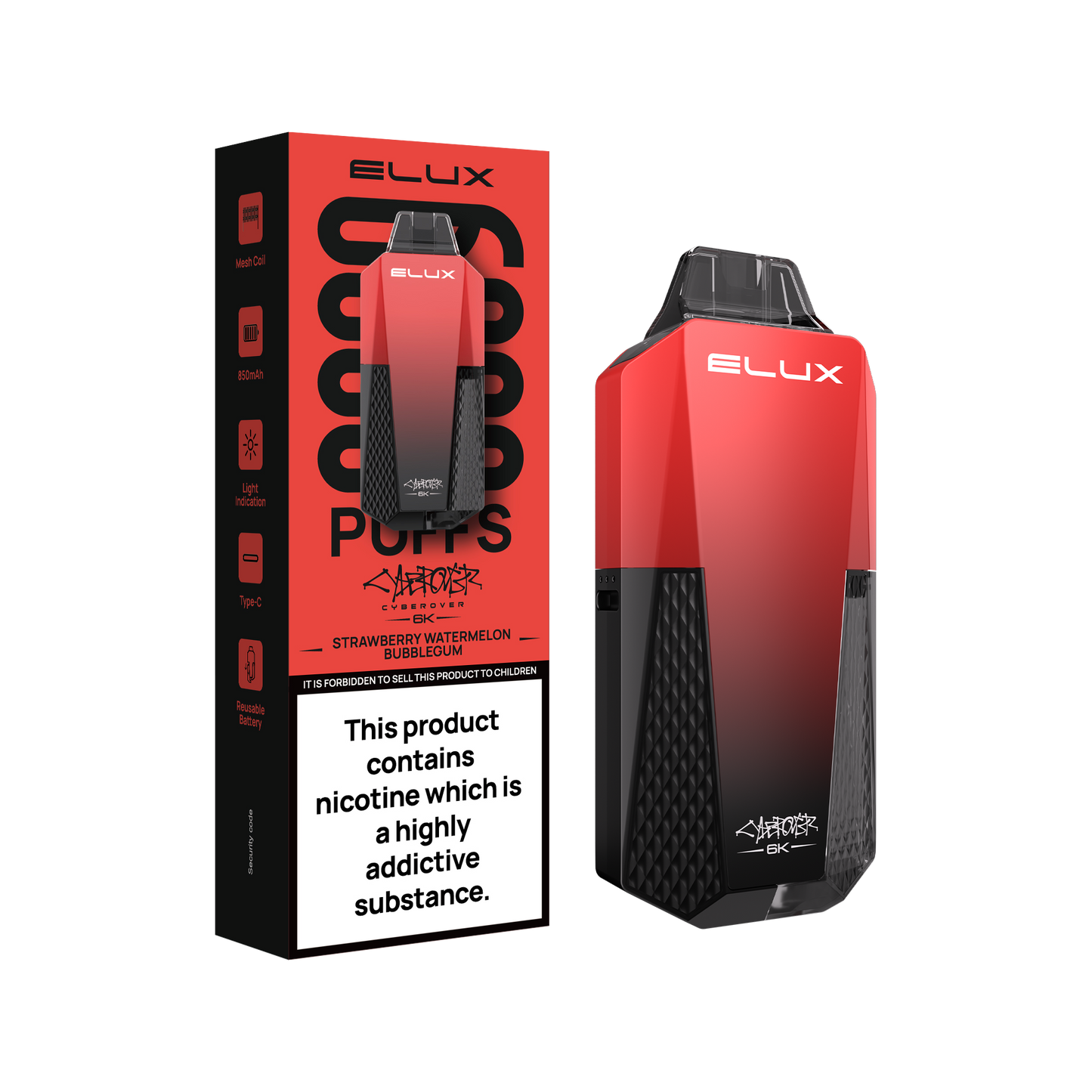 Elux Cyberover 6K Prefilled Pod Kit