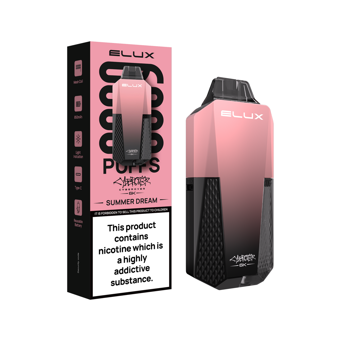 Elux Cyberover 6K Prefilled Pod Kit
