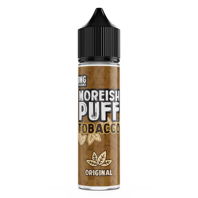 Moreish Puff Tobacco: Original Tobacco 0mg 50ml Shortfill E-Liquid