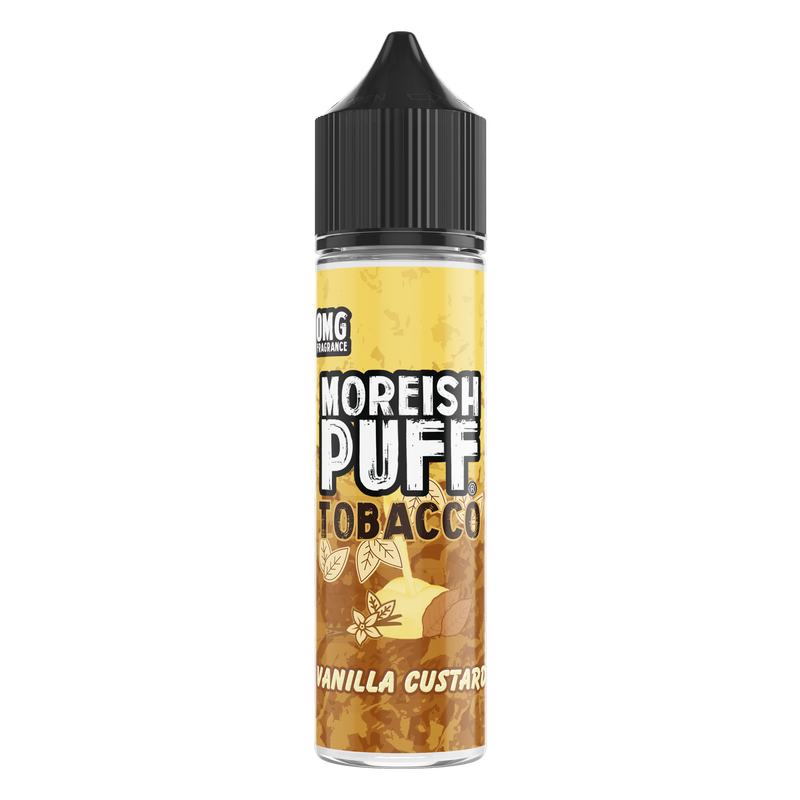 Moreish Puff Tobacco Vanilla Custard Tobacco 0mg 50ml Shortfill E-Liquid