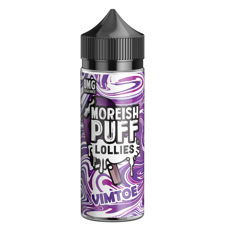 Moreish Puff Lollies Vimtoe 0mg 100ml Shortfill E-Liquid