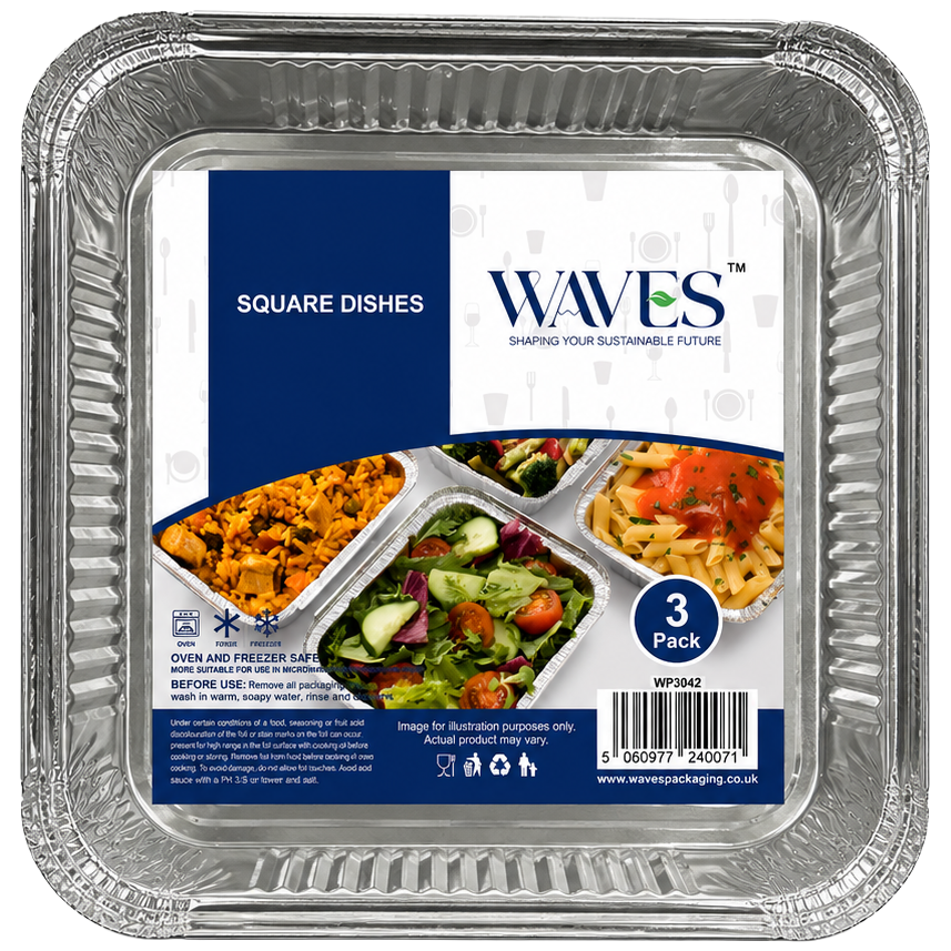 Square Dishes 3pk