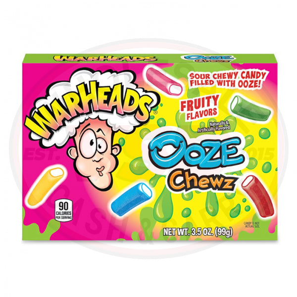 Warheads Sour Ooze Chewz Theater Box 3.5oz (99g) - 12CT