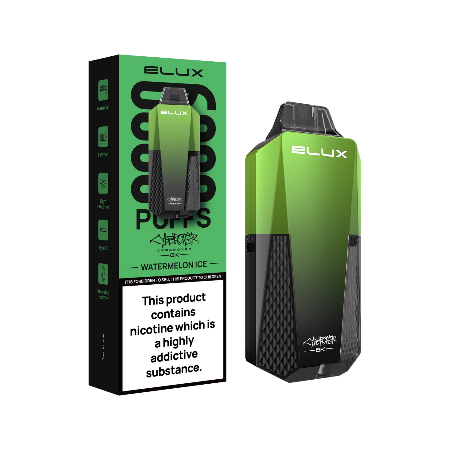Elux Cyberover 6K Prefilled Pod Kit
