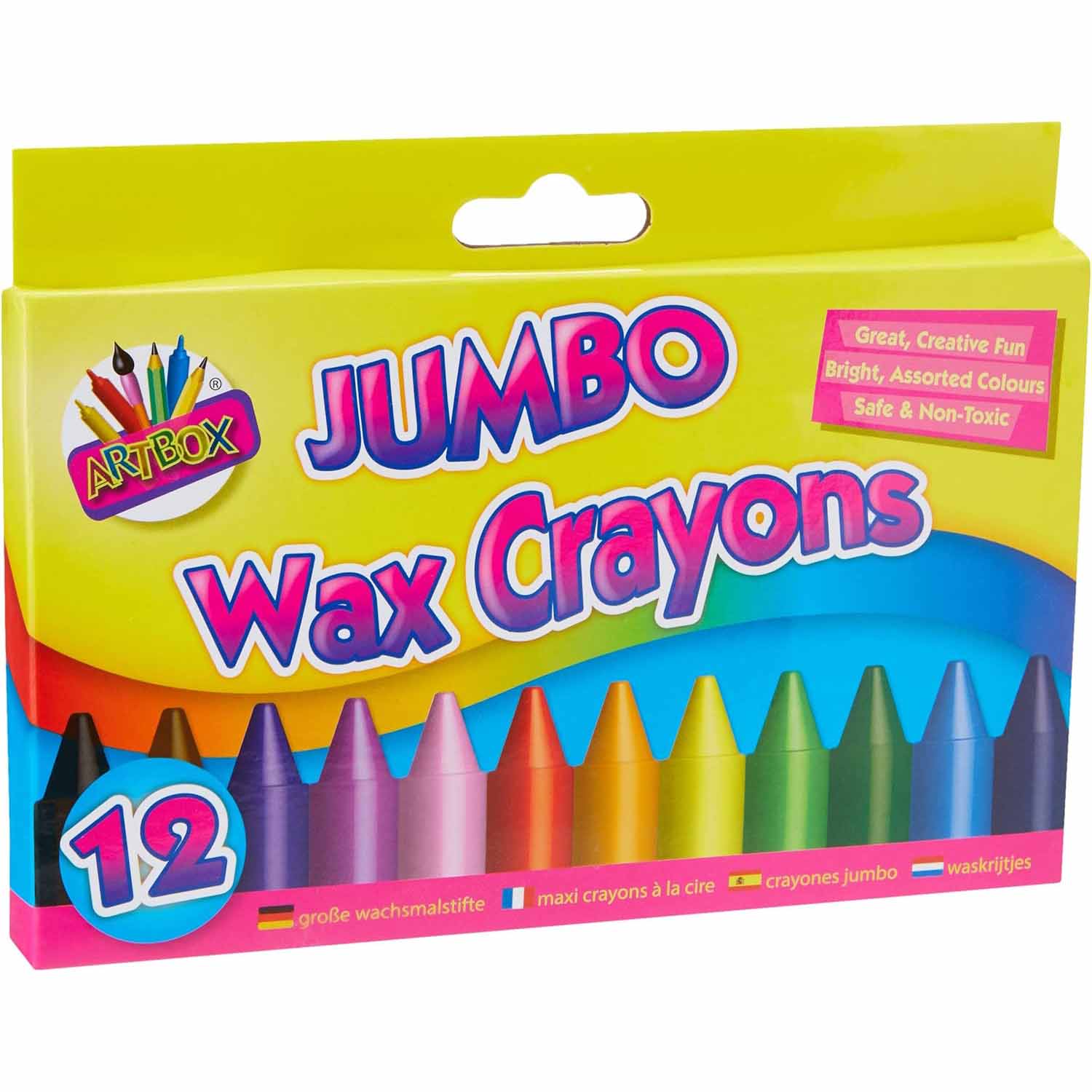 12 Jumbo Wax Crayons