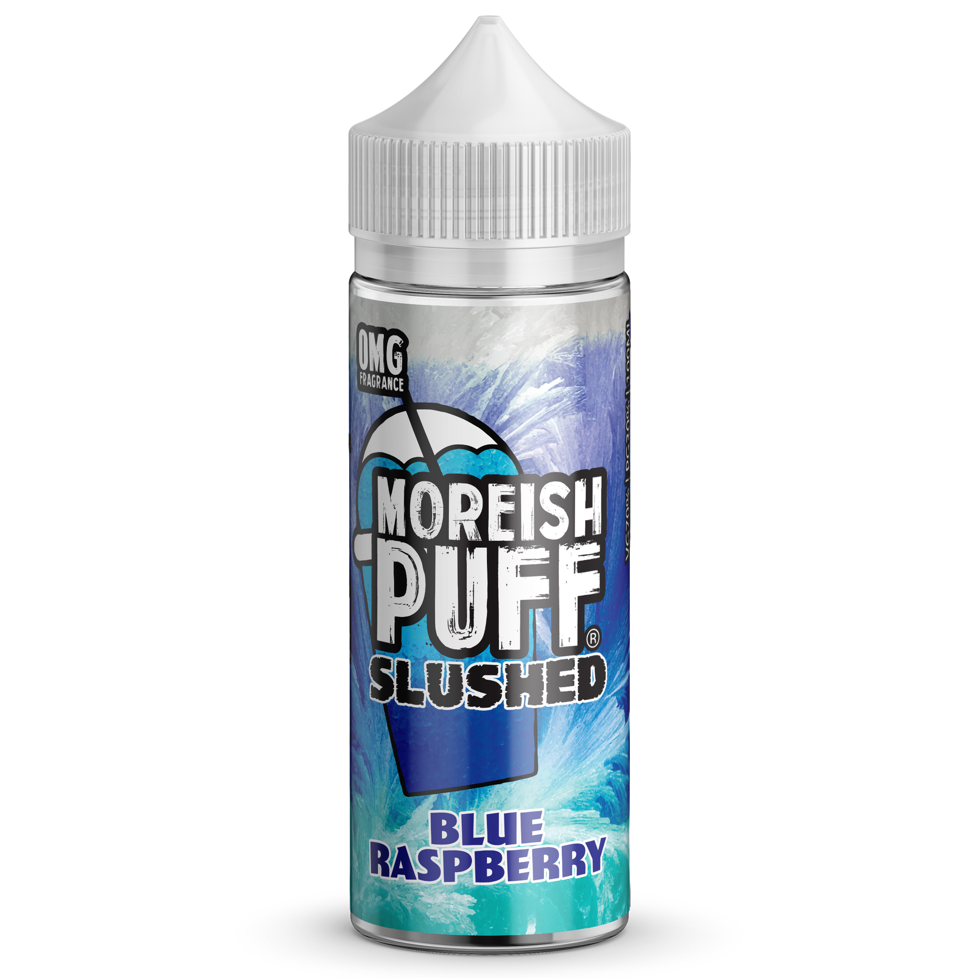 Moreish Puff Slushed Blue Raspberry 0mg 100ml Shortfill E-Liquid