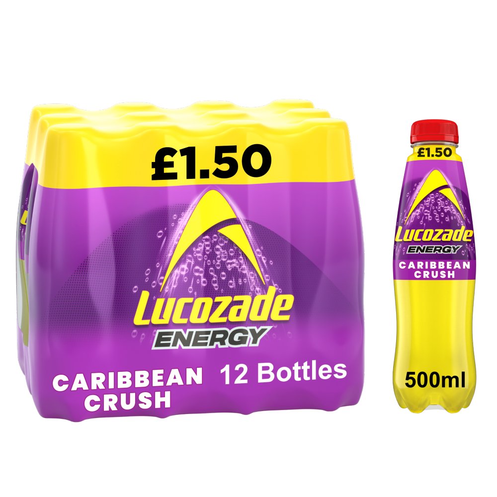 Lucozade Energy Caribbean Crush 12x500ml PM£1.50