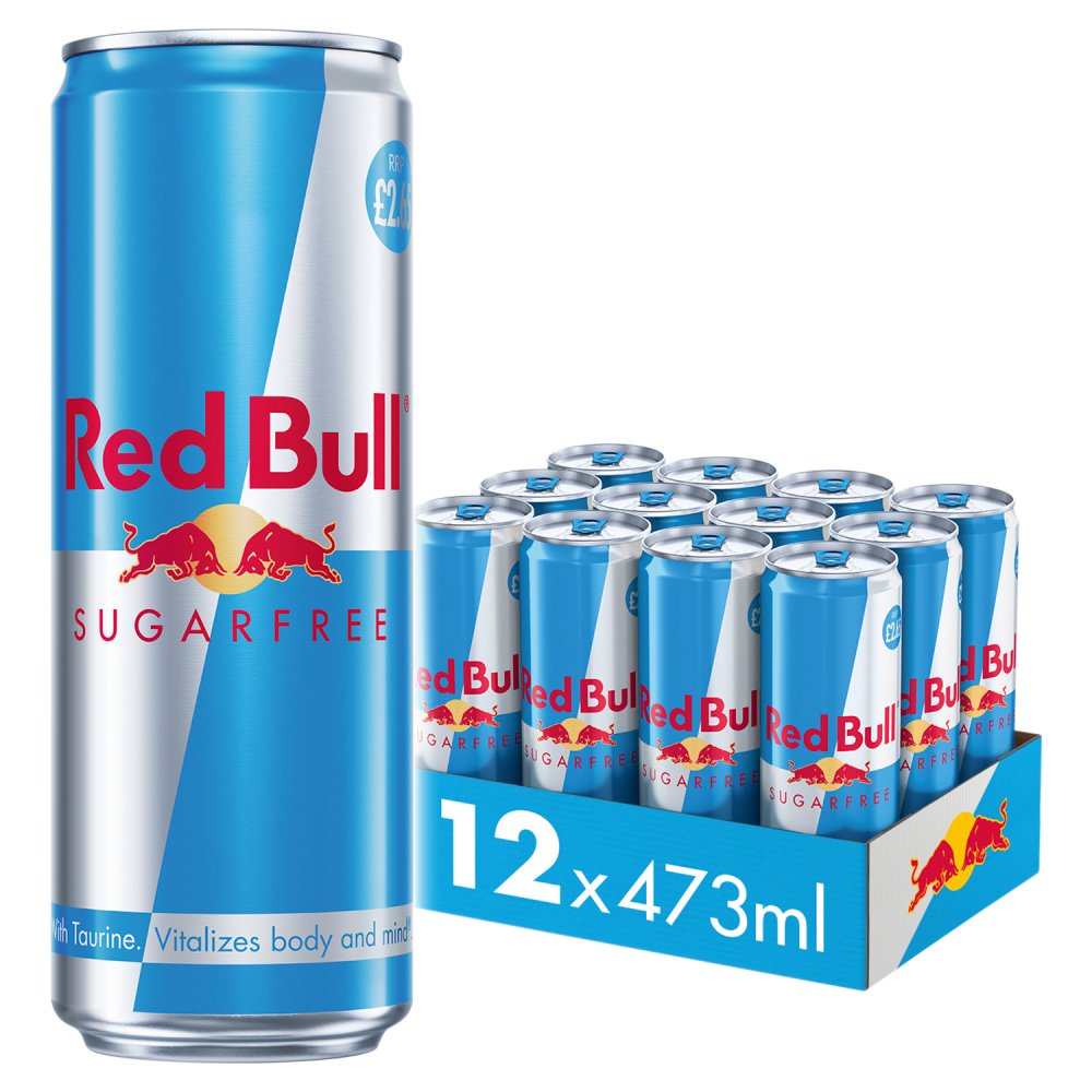 Red Bull Sugar Free 12x473ml PM£2.65