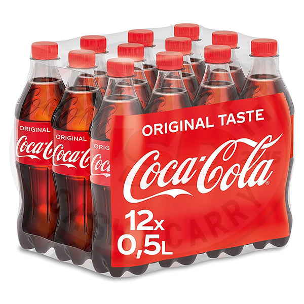 Coca-Cola Pet Bottles 12x500ml