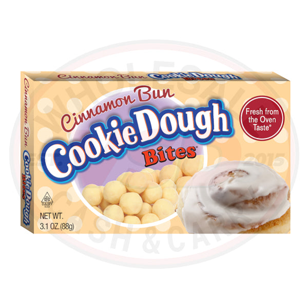 Cinnamon Bun Cookie Dough Bites 3.1oz (88g) 12 Packs