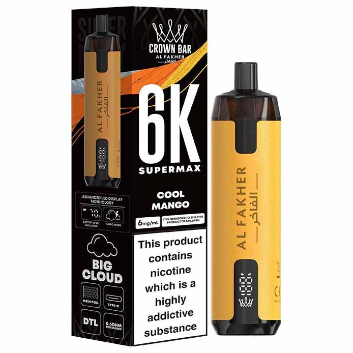 Al Fakher AF6000 Supermax Disposable Vape Device 6mg