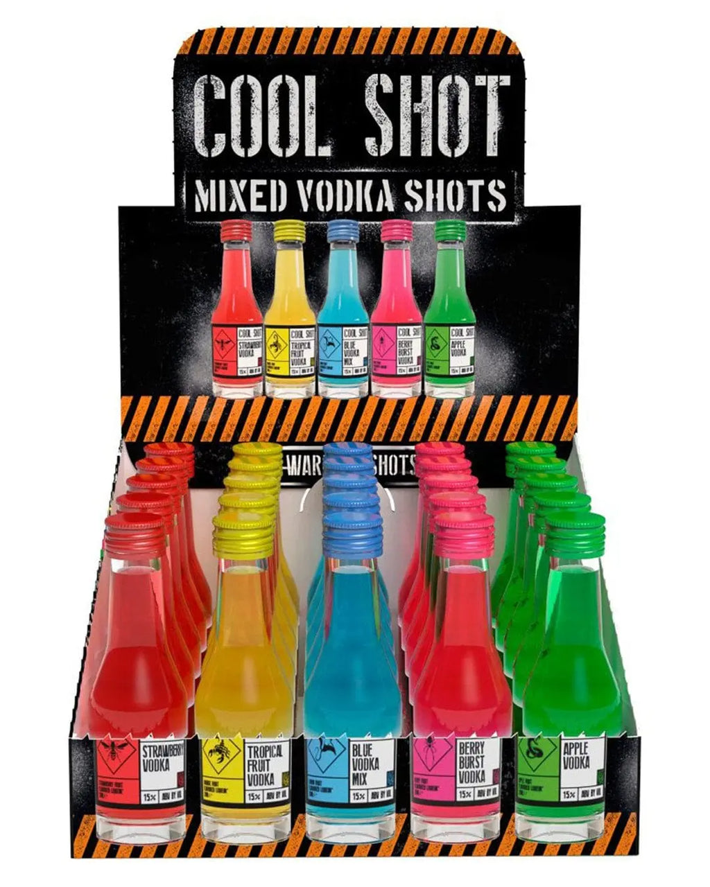 Cool Shot Mixed Vodka Shots 20x2cl
