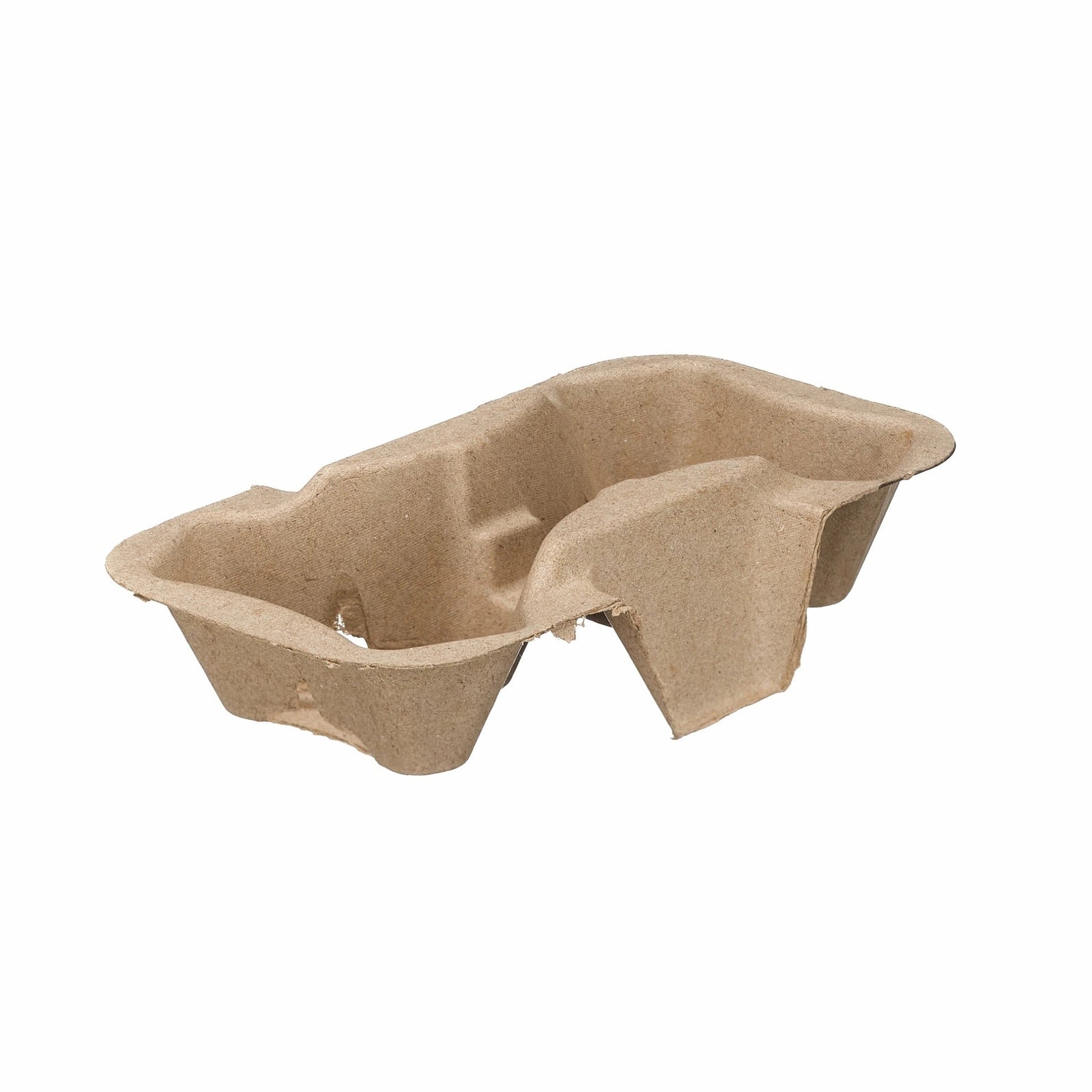 Paper Pulp Two Cup Carry Tray (180pk)