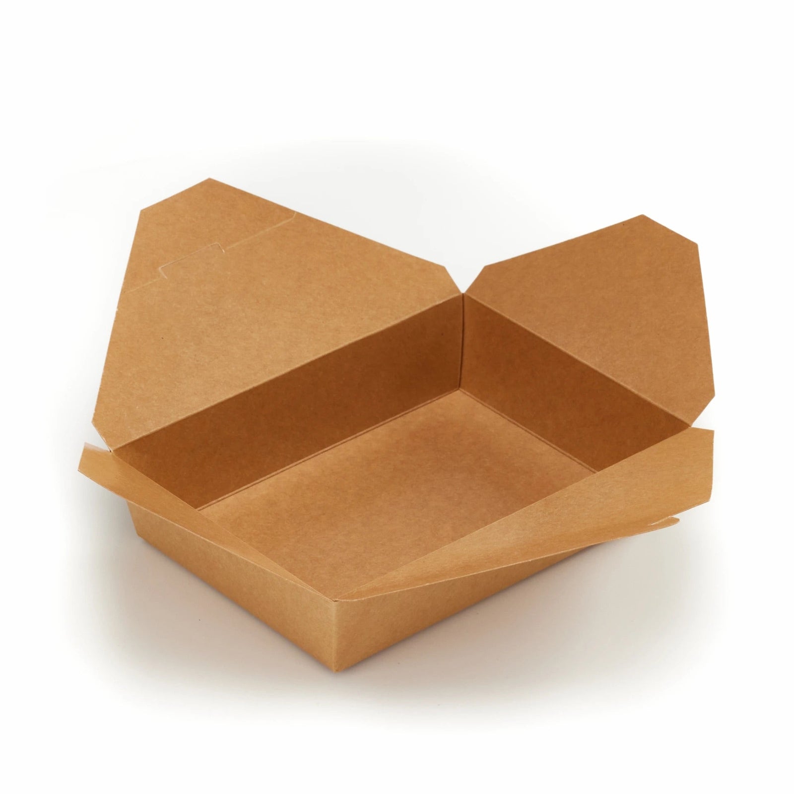 Large #2 Kraft Folded Board Food Box (PE Lined) (40pk)